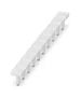 MARKER PIN STRIP, BLANK, 5MM, WHITE, TB 0824273