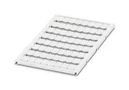 MARKER SHEET, BLANK, 8MM, WHITE, TB 0821739
