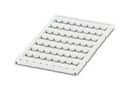 MARKER SHEET, BLANK, 8MM, WHITE, TB 0821755