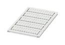 MARKER SHEET, BLANK, 5.2MM, WHITE, TB 0830756