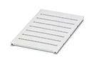 MARKER SHEET, BLANK, 5.2MM, WHITE, TB 0824581