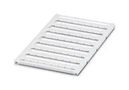 MARKER SHEET, BLANK, 8.2MM, WHITE, TB 0818137
