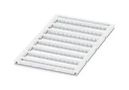 MARKER SHEET, BLANK, 5.2MM, WHITE, TB 0822945