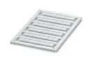 MARKER SHEET, BLANK, 8.2MM, WHITE, TB 0829672