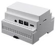 RASP PI 4B ENCLOSURE, DIN RAIL, PC, GRY MP001137
