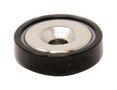 POT MAGNET, 60MM X 15MM, NEODYMIUM, BLK E1106/NEO/BLK/F