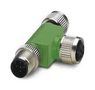 SENSOR SPLITTER, M12 PLUG-2 X M12 RCPT 1541186