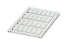 LABEL, POLYCARBONATE, WHITE, 9MM X 17MM 801475