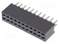 Connector: pin strips; socket; female; PIN: 22; THT; straight; 2x11 CONNFLY DS1065-03-2X11S8BV