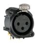 XLR CONNECTOR, JACK, 3POS, CHASSIS AC3FAH-AU-PRE