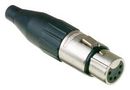 XLR CONNECTOR, JACK, 5POS, CABLE AC5FJ