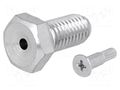 Pin; M12; steel; Plating: zinc; Thread len: 25mm; Spanner: 19mm FATH FA-098EM12025M
