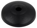 Foot; Base dia: 59mm; polyamide; H: 20mm; Pivot Feet FATH FA-098A060KG