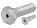 Pin; M12; steel; Plating: zinc; Thread len: 40mm; Spanner: 19mm FATH FA-098EM12040M