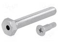 Pin; M8; steel; Plating: zinc; Thread len: 50mm; Spanner: 13mm FATH FA-098EM08050M