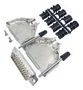 D SUB CONN KIT, PLUG, 9POS, SOLDER CUP MP002025