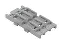 MOUNTING CARRIER, 3POS, DIN35 RAIL, GREY 221-2533