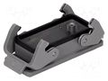 Enclosure for connectors: HDC; size 16B; Han® B; IP67; 77.5x27mm HARTING 09300161301