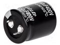 Capacitor: electrolytic; SNAP-IN; 150uF; 400VDC; Ø25x31mm; ±20% Elite PG2G151MND2531