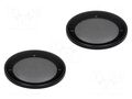 Loudspeaker grille; 100mm; 2pcs. 4CARMEDIA MASK100