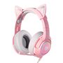 Gaming headphones ONIKUMA K9 Pink, ONIKUMA K9P RGB USB 7.1