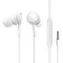 Wired Earphones JR-EW02, Half in Ear (White), Joyroom JR-EW02 White