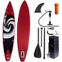 Extralink SUP board 380cm | Inflatable board + paddle | Set, EXTRALINK SUP-1046 5906168635038