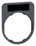 LEGEND HOLDER, 40MM X 50MM, BLACK/RED ZBYF2101