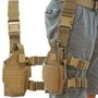 EXTRALINK MILITARY KABURA UDOWA NA BROŃ DO PISTOLETU UNIWERSLANA MIL-1117, EXTRALINK EX.36950 5906168636950