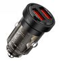 Toocki Car Charger 2A, 15W (Black), Toocki TCCAA-WR01