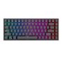 Wireless mechanical keyboard Royal Kludge RK84 RGB, Brown switch (black), Royal Kludge RK84 brown switch