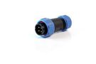 CIRCULAR CONNECTOR, 4POS, PLUG, SCREW MP002551