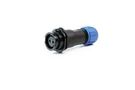 CIRCULAR CONNECTOR, 2POS, RCPT, SOLDER MP002636