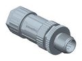 SENSOR CONNECTOR, M12 A, 08P, SCREW M12A-08BMMA-SL8001