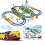 Electric Train Track King Extralink Kids, with Locomotive and Battery-Powered Car, EXTRALINK EX.39838 5906168639838