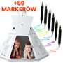 MARKERY 60SZT + ZABAWKA TEEPEE, EXTRALINK EX.21151 5907207221151