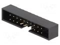 Connector: IDC; socket; male; PIN: 20; straight; THT; 2mm; 2x10; black AMPHENOL COMMUNICATIONS SOLUTIONS T823-120A1S100HEU