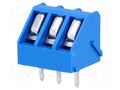 Connector: PCB terminal block; terminal; 16A; 250V; angled 45° NINIGI TB-5.0-K45-3/BL