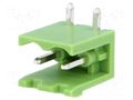 Connector: pluggable terminal block; socket; male; 12A; 300V; THT XINYA TBG-5-KB-2P-GN