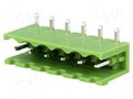 Connector: pluggable terminal block; socket; male; 12A; 300V; THT XINYA TBG-5-KB-6P-GN