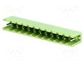 Connector: pluggable terminal block; socket; male; 15A; 300V; THT XINYA TBG-5-PB-12P-GN