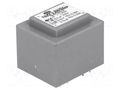 Transformer: encapsulated; 2.4VA; 230VAC; 15V; 15V; 80mA; 80mA; PCB INDEL TSZZ2.4/2X15V
