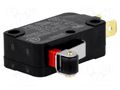 Microswitch SNAP ACTION; 16A/250VAC; SPDT; ON-(ON); Pos: 2; V; IP40 OMRON Electronic Components V-165-1C25R
