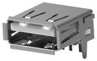 CONN, USB TYPE A, RCPT, 4WAYS, THT 6364372-2