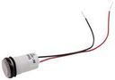 PANEL MOUNT INDICATOR, LED, 17.463MM, WHITE, 24V 557-1005-203F