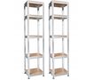 Extralink | Set of two 5-level shelves | 180x40x40 cm, 175 kg, EXTRALINK EX.23247 5907207223247