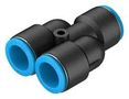PUSH-IN Y-FITTING, 16MM, 25MM QSY-16