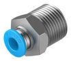 PUSH-IN FITTING, 6MM, R3/8 QS-3/8-6