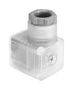 ANGLED PLUG SOCKET, CYLINDER, 8A, 30V PEV-1/4-WD-LED-24