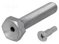 Pin; M10; steel; Plating: zinc; Thread len: 50mm; Spanner: 17mm FATH FA-098EM10050M